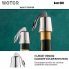 WOTOR Stainless Steel Wine Bottle Stoppers with Silicone - Reusable