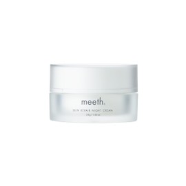 meeth Skin Repair Night Cream, For Sensitive Skin, Blue Light, Transparent, Highly Moisturizing, Genuine Product