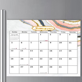 sesameless 2025 Magnetic Calendar for Fridge,Family Calendar for 12 Months from UK July 2025 to December 2025,Refrigerator Calendar for Family Organiser to Plan Daily Events