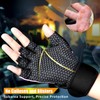 ihuan Breathable Weight Lifting Gloves: Fingerless Workout Gym Gloves with