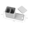 Salter LASAL71595CEU7 Kitchen Sink Caddy, Dual Compartment Organiser Tray for