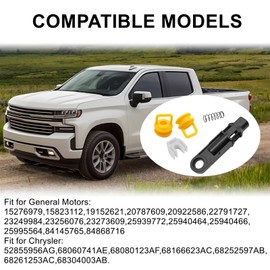 14104 15276979 52855956AG Transmission Shifter Linkage Cable Bushing Repair Kit,Fit for Chevy Silverado 1500 2500 3500 4.3L 5.3L 6.0L 6.2L 6.6L Buick Cadilac GMC RAM Jeep Dodge 2004-2020.