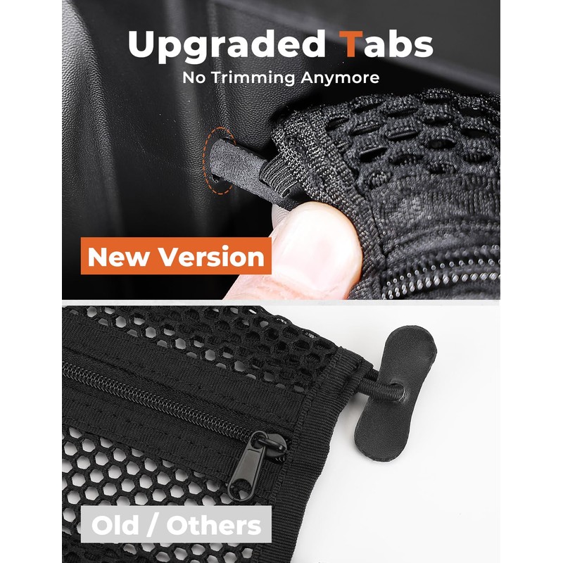 KEMIMOTO Dash Storage Nets 2pcs, Compatible with Can-Am Defender &