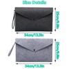 A4 Document Bag - Storage Bag with Press Stud Closure