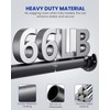 Closet Rods for Hanging Clothes, 17 to 84 Inches Stepless
