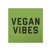 CafePress Vegan Vibes Square Sticker 3 X 3 Square Bumper