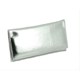 LONI Matinee Purse Womens Wallet Coin Pouch Metallic Faux Leather