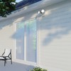 VAXCEL White Motion Sensor Dusk to Dawn Outdoor Security Flood
