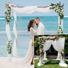 8 Panels Wedding Arch Draping Fabric 28" x 20Ft Wedding