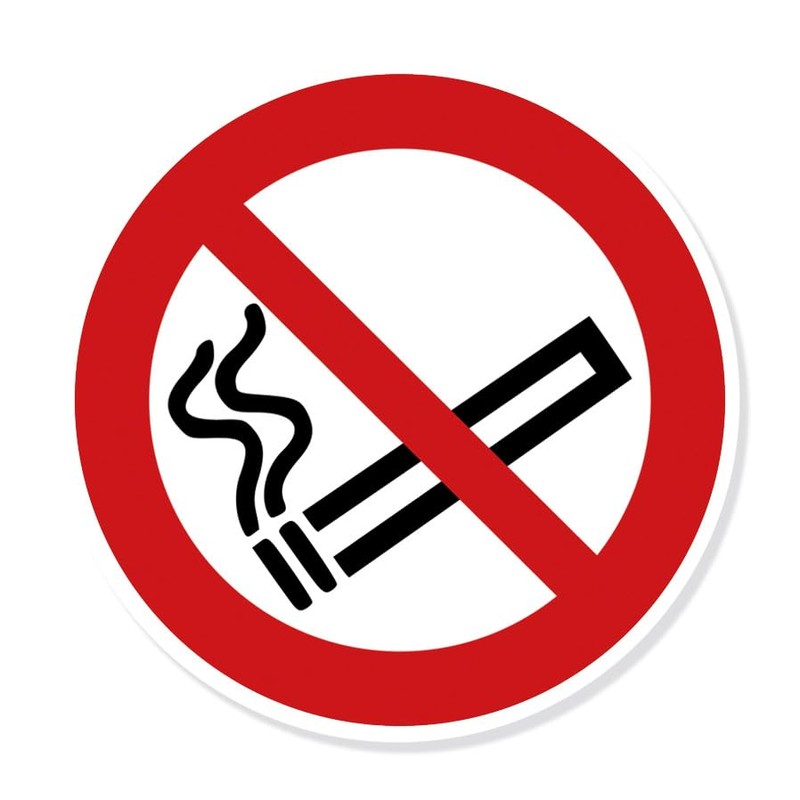 Sticker Smoking No Smoking No Smoking UV Protection Outdoor Pack