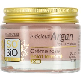 SO'BiO étic Précieux Argan Cosmos Organic Firming Radiance Rosy Day Cream, 50 ml