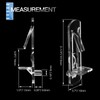 Jamiikury 30pcs Locking Shelf Pins – 5mm Cabinet Shelf Pegs,