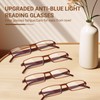 TERAISE Reading Glasses for Men 4-Pack Ultralight Blue Light Blocking