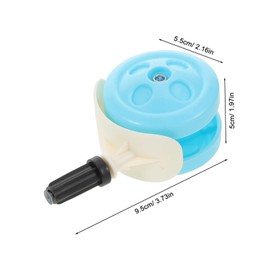 Gatuida 4pcs Silent Replacement Caster Wheels for Walkers Noiseless Wheel for Smooth Mobility Hardwoods Carpets for Quiet Home Environments