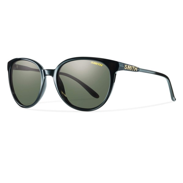 Smith Optics Smith Cheetah Sunglasses, Black Frame, Carbonic Polarized Gray green Lens, Gray green