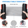 Flintronic Retractable Ping Pong Net, Portable Table Tennis Net Rack,
