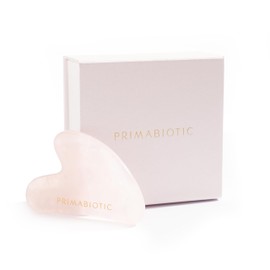 PRIMABIOTIC Gua Sha Stone - Face Massager Against Wrinkles - Guasha Made of Rose Quartz - Skin Care - Beauty Products - Massage Tool Skin Care - Anti Ageing
