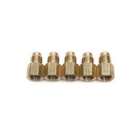 LTWFITTING Brass Flare 5/16" OD x 1/4" Female NPT Female Connector Tube Fitting(Pack of 5)