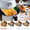 150PCS Air Fryer Liners for Ninja Dual, AF300UK AF400UK Disposable