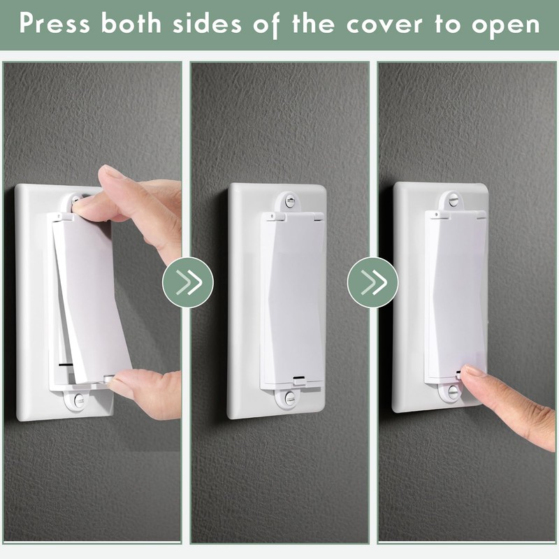 2 Light Switch Guard Cover, Baby Proof Wall Switch Cover