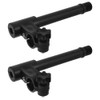 Ciieeo Wheelchair Tray Brackets, 1 Pair Plastic Table Mount for