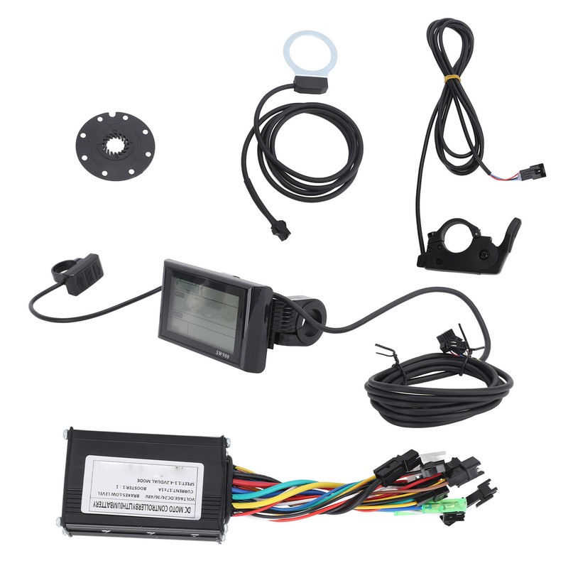 Electric Bike Conversion Kit 3 Mode 17A Controller SW900 Display