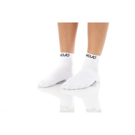 Mojo Athletic Compression Socks Ankle Length - Medium Support 15-20mmHg White XXL