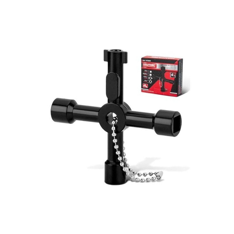 HAUTMEC - Llave de agua universal multifuncional de 4 vías,