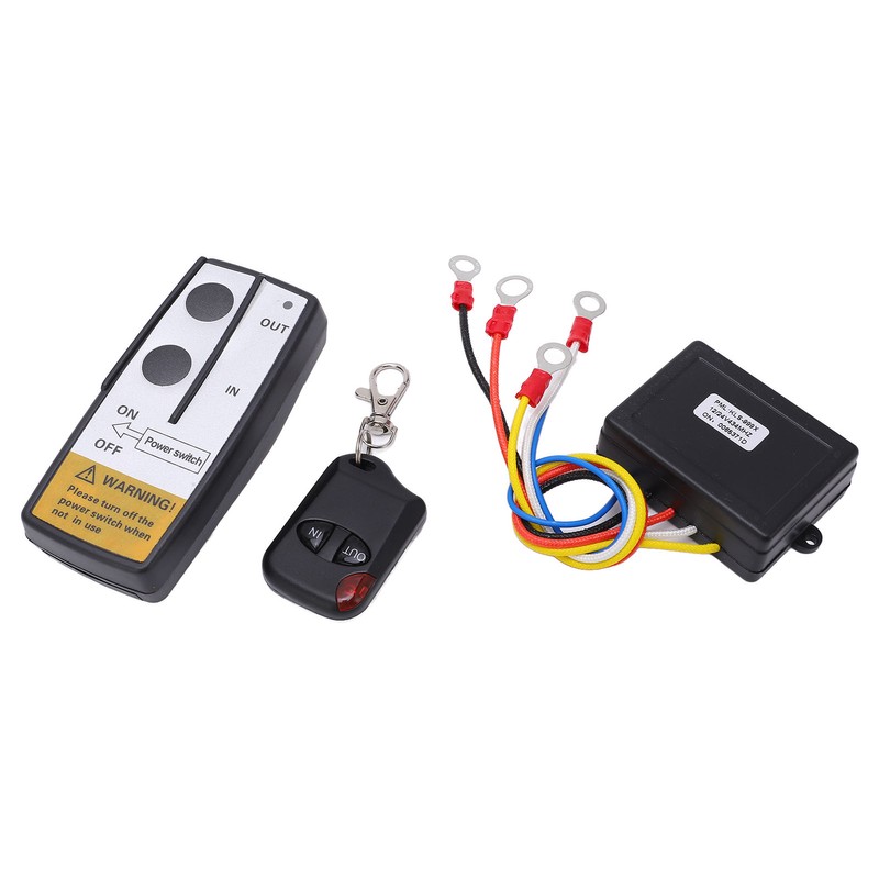 Wireless Winch Remote Control Kit with Receiver 12V 24V 75ft