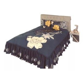 Competition Colcha Crissana Matrimonial  + 2 Cojines , Carla Depot