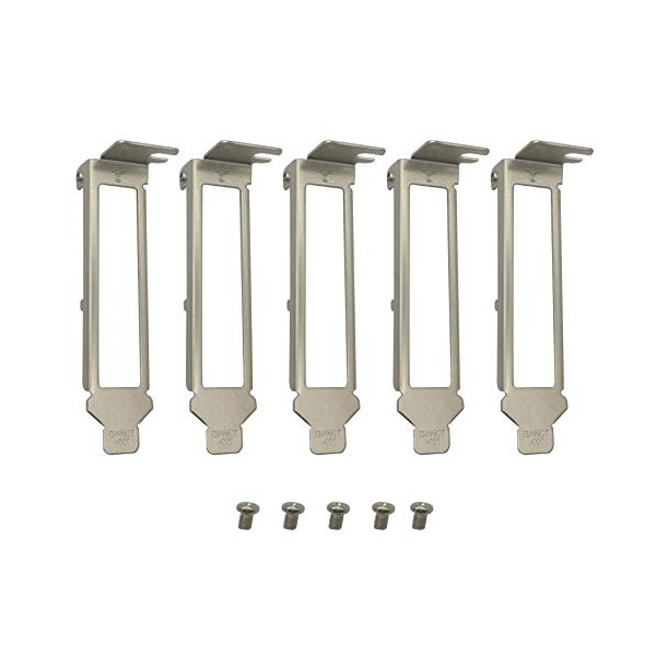 BestParts 5pcs Generic Low Profile Brackets for Intel E1G44ET E1G44ET2