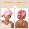 GDTOGRT Satin Silk Bonnet for Sleeping Women,Double Layer Sleep Hair