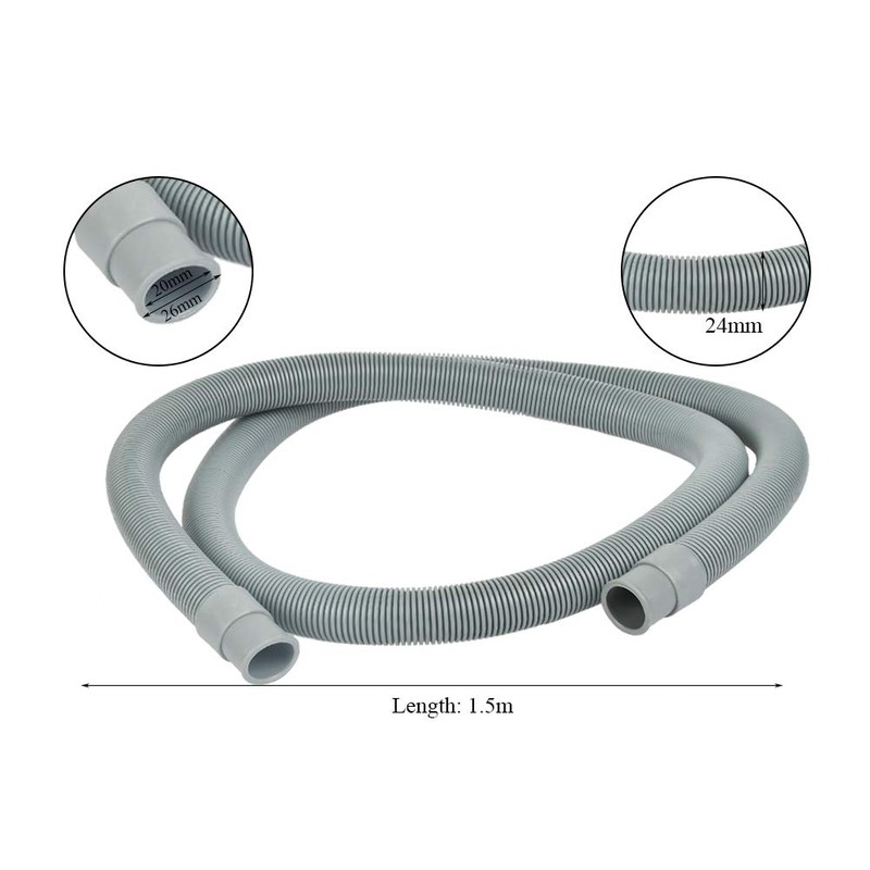 "N/A" RIVLOP Drain Hose Extension Kit with 1.5m Length Universal