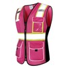 HoliSecure Safety Vest for women, Hi vis Reflective Lady Work