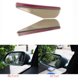 Bstenky 6pcs Car Rear View Mirror Rain Eyebrow,Rear View Side Mirror Rain Eyebrow Universal Black Sticker Side View Mirror Visor Guard for Most Car Truck SUV