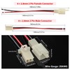 YIXISI 6 Pairs 2.8 mm 2 Pin Automotive Electrical Cable
