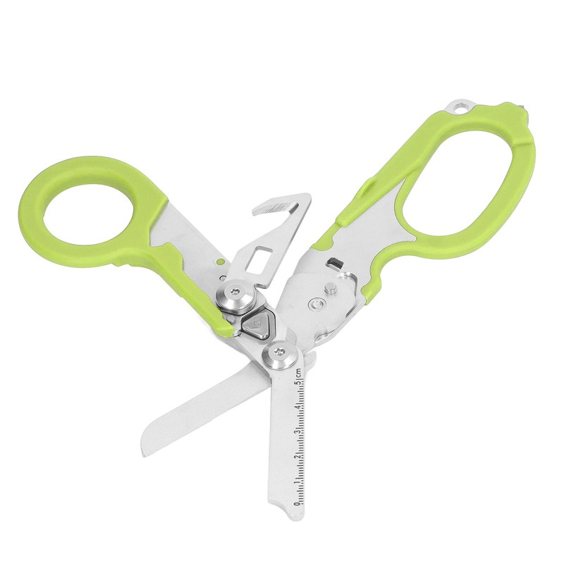 Folding Scissors Stainless Steel Clear Scale Wind Breaker Cutter Wrench