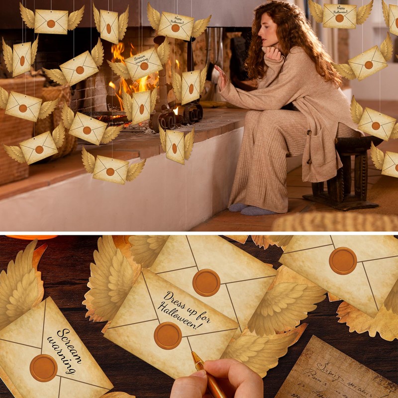 100Pc Floating Wizards Postcards Magical Wizards Floating Acceptance Double Sided