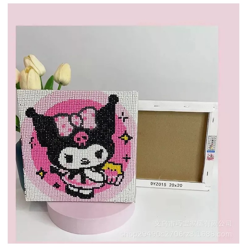 KH Set Juguete Arte Diamante Puntura Niñas Pintura 3d Sanrio