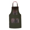Canvas Apron with Leather Pockets & Holders – Chefs, Bakers,