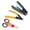 MECCANIXITY Optical Fiber Tool with Non-metallic Reinforced Fiber Optic Stripper,