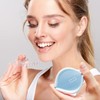 Silicone Retainer Denture Storage Case Holder, Portable Slim Dental Container