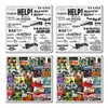 Vandor Beatles-Singles Collection-Ceramic Set of 4 Coaster Set, regular, multi