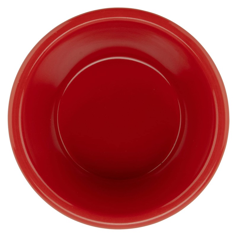 G.E.T. RM-401-R Red 4 oz. Fluted Ramekin, Break Resistant, Red