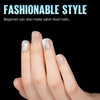 TOMICCA Square Shaped Extra Short Nail Tips - 360PCS Half