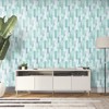 Mr. Kate RMK12316RL Watercolor Glass Peel and Stick Wallpaper, Blue,