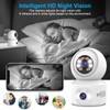 ENSTER Onvif Indoor Surveillance Camera WiFi with 2K Double Lens,