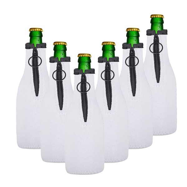 Sublimation Blanks Neoprene Bottle Insulator Sleeve, 12 Pack 12oz Standard