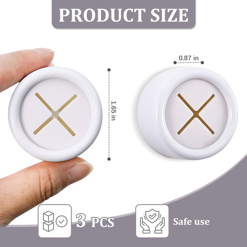 Philbinden 3 Pieces Kitchen Towel Hooks Round Adhesive Dish Towel