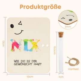 Nix Gift, Seutgjie Funny Gifts for Men, Women, Boyfriend, Girlfriend, Brother, Colleague, Boy, Girl with Test Tube for Money
